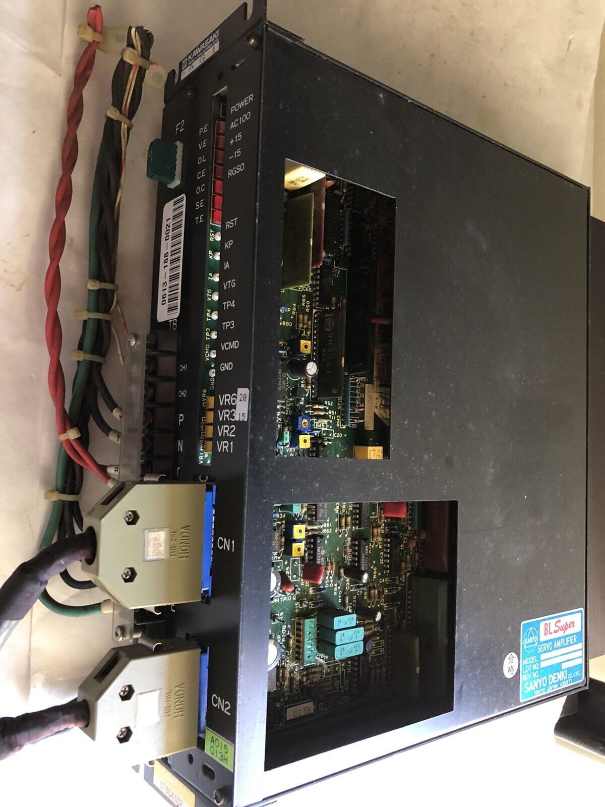 Kawasaki/ Sanyo Denki 27Ba015fxt31c Bl Super Servo Amplifier 27Bao15fxt31c,Te