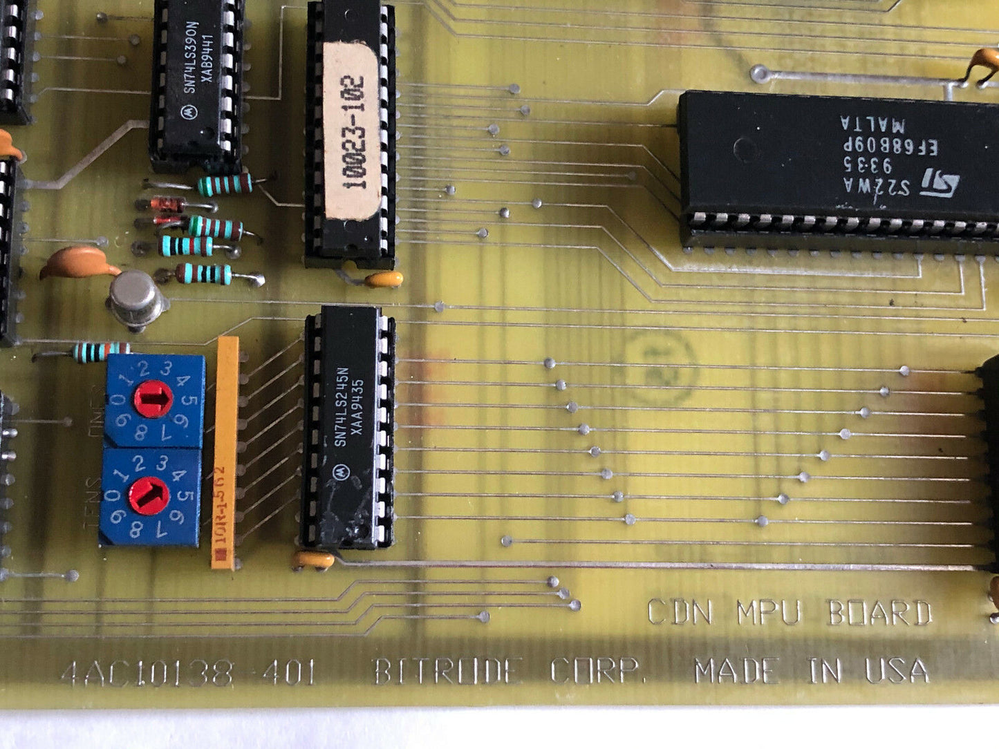 Bitrode 4Ac10138401 Pcb Circuit Plc Board 4Ac10138-401 Cdn Mpu Board,Sj