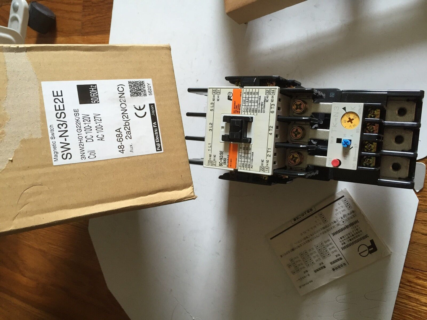 New Fuji Sc-N3/Se,Tk-N3 Starter Sw-N3/Se2e 48A 100V Odyssey 3Nw2h01g22k/Se,Fk