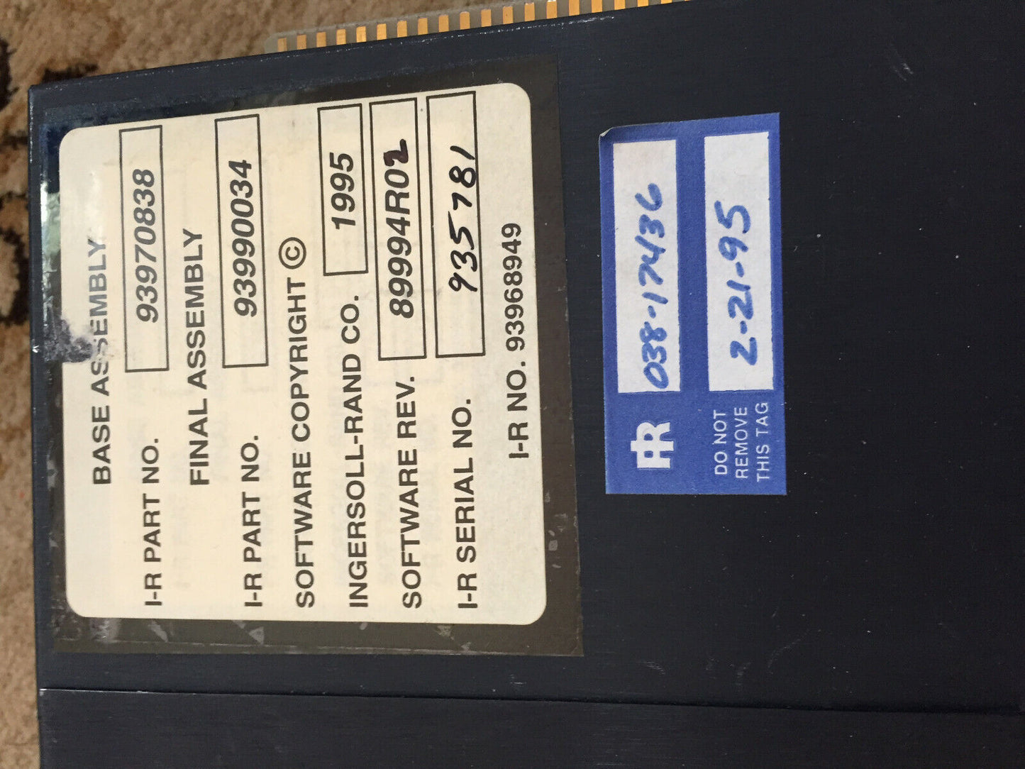 Ingersoll Rand 93970838 Micro Tas Plus N+1 Module 93990034 Cpu Fault, Fc,Sk