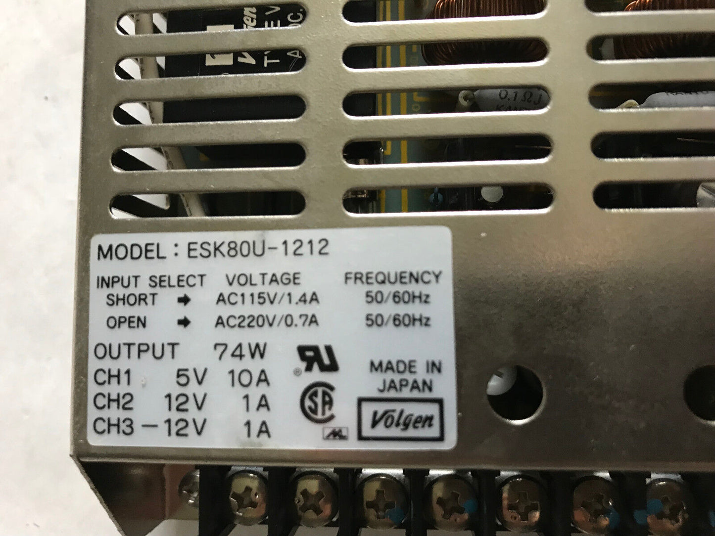 Elco Esk80u-1212 Volgen 24Vdc Esk80u-1212 Power Supply,Ep