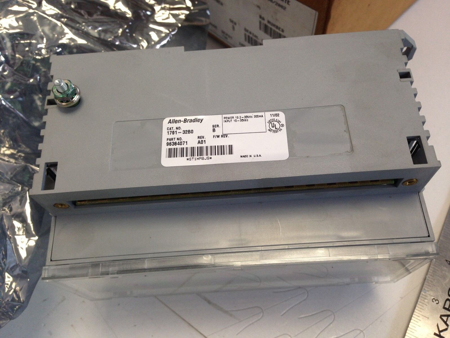 Allen Bradley 1791-32B0,1791-3280 Plc I/O Block, 10-30 Vdc A-B 96364071 A01,Si