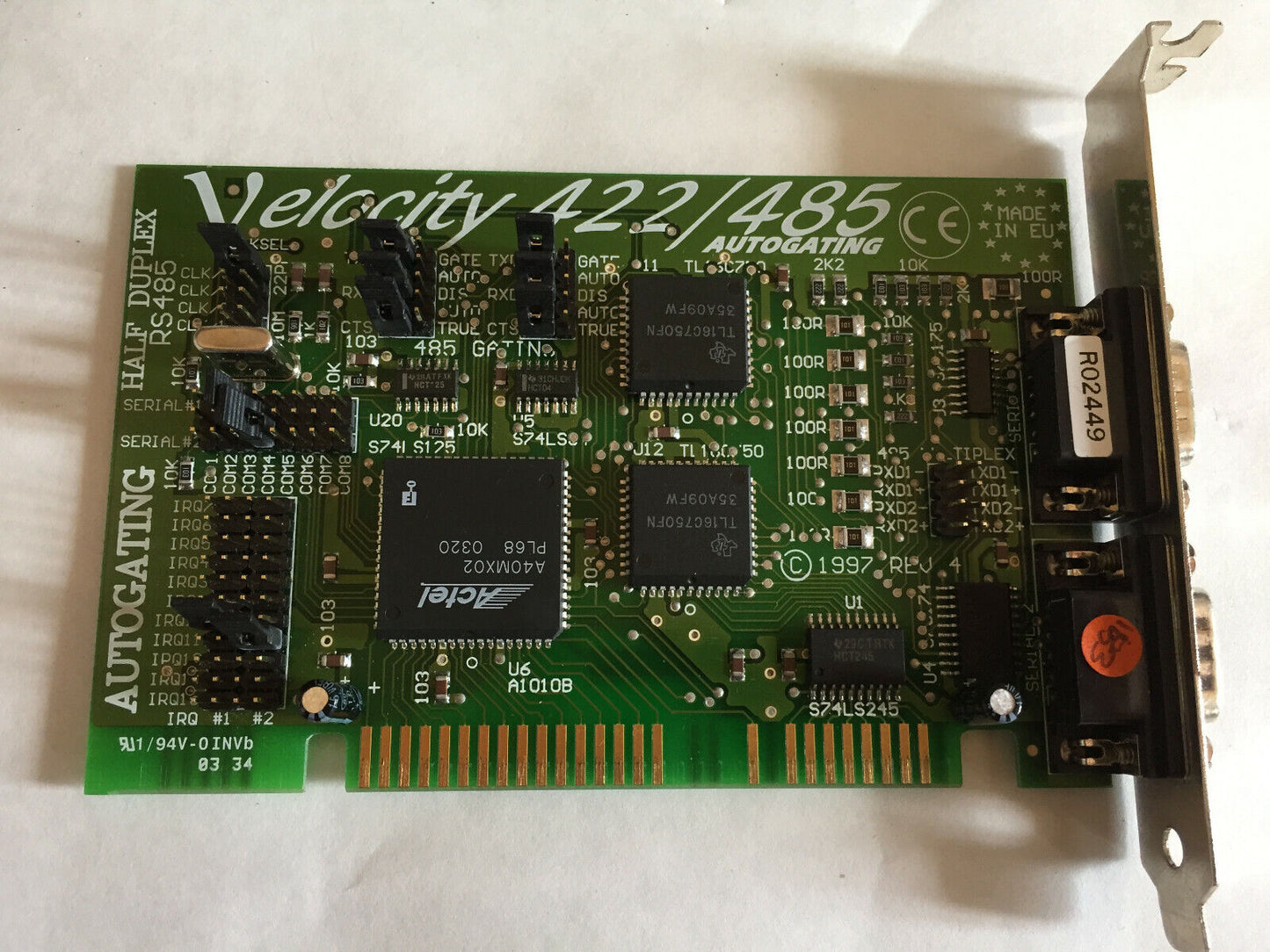 New Thyssenkrupp Egm V.E0002.269.69.00 Velocity 422/485 Autogating Half Rs485,Sl
