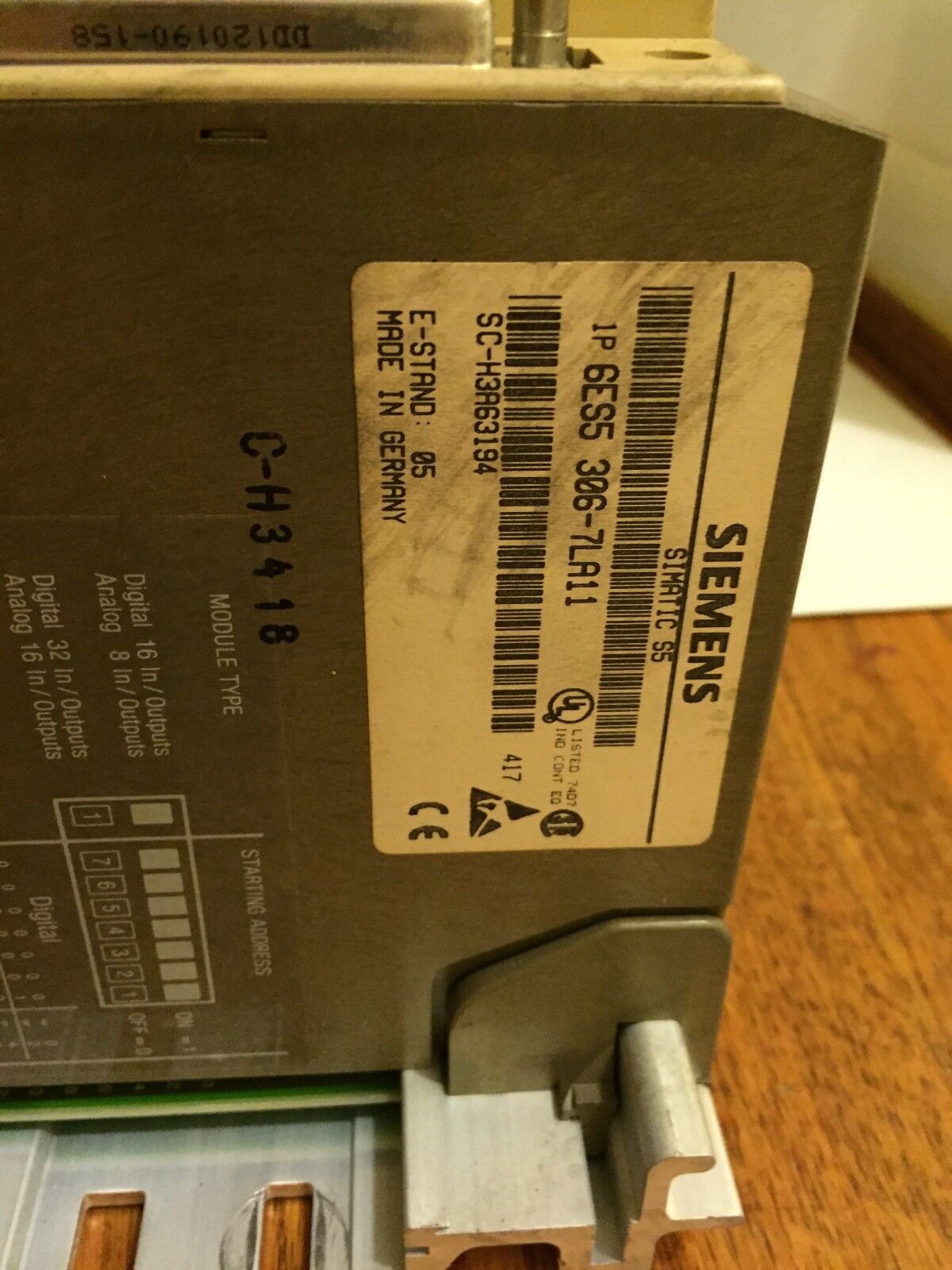 Siemens 6Es5 306-7La11 Simatic S5,115U System,6Es5 951-7Lb21,6Es5 943-7Ub21,An