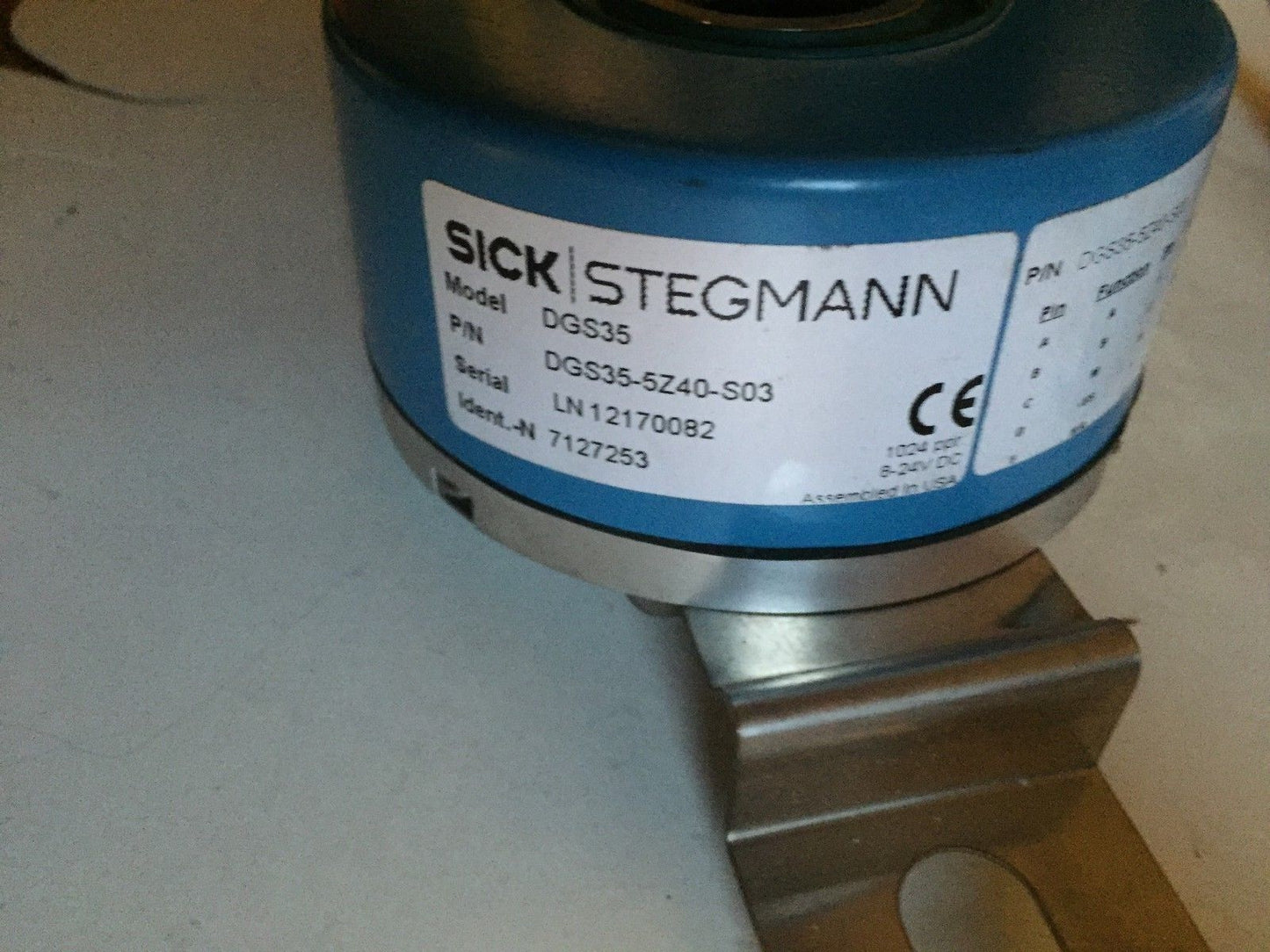 Sick Dgs35,Stegmann Dgs35, Dgs35-5Z40-S03 Encoder, 1024Ppr, 8-24Vdc,Ba