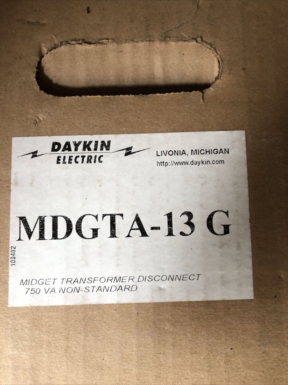New Mdgta-13G Daykin Transformer Disconnect Midget,Fk