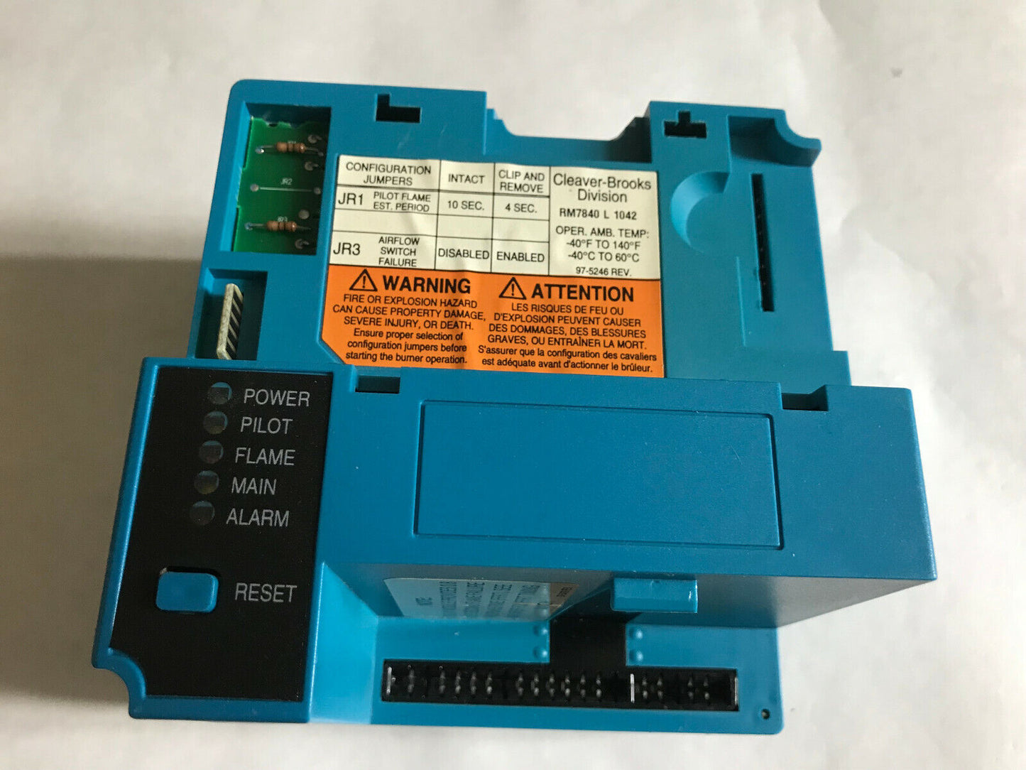 Cleaver Brooks 833-2720 Rm7840l1042,Cleaver Brooks Rm7840l1042,Sc,So,Ss