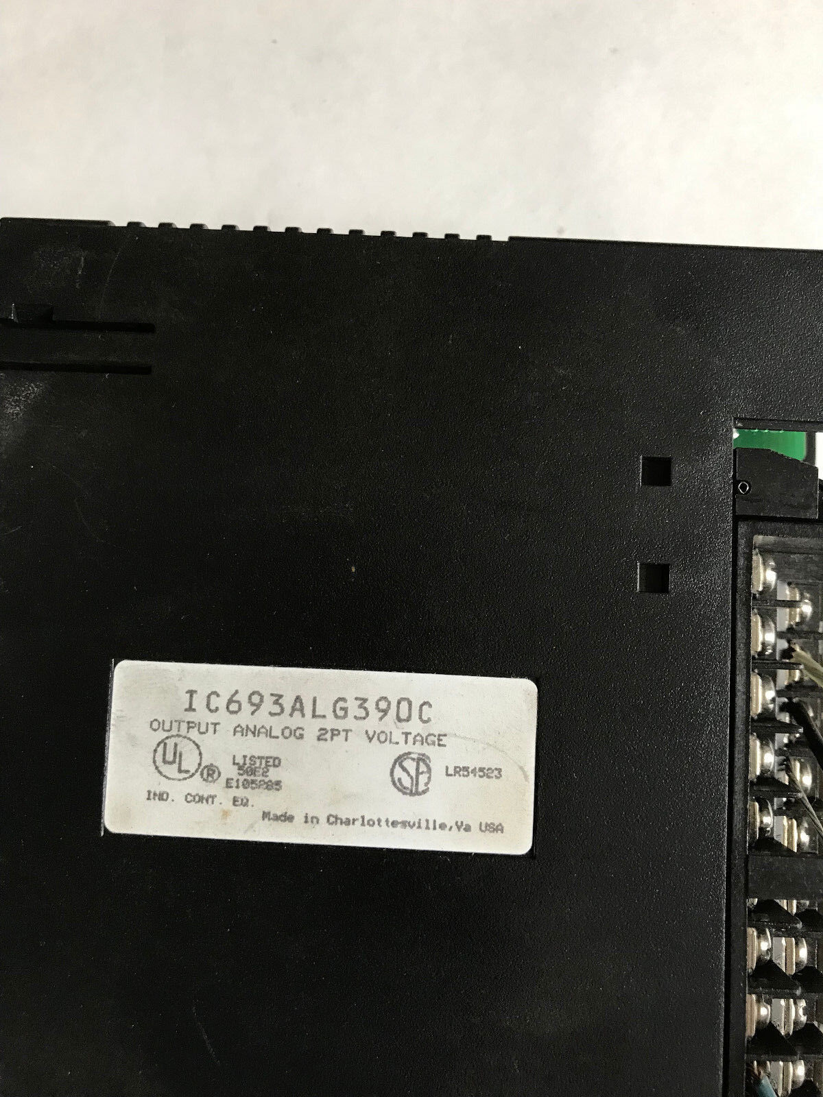 Ge Fanuc Ic693alg390c Series 90-30,1C693alg390c Plc Analog Output Module,Sh