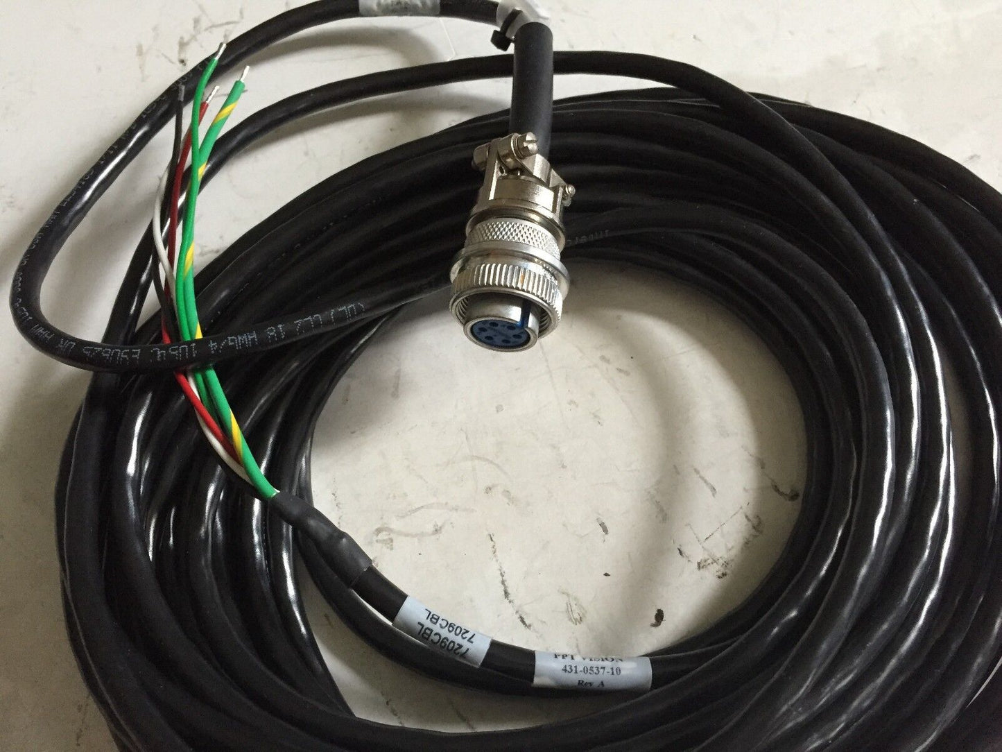 New Ppt Vision 431-0537-10,7209Cbl,431037 10 Lighting Cable 10M,Df