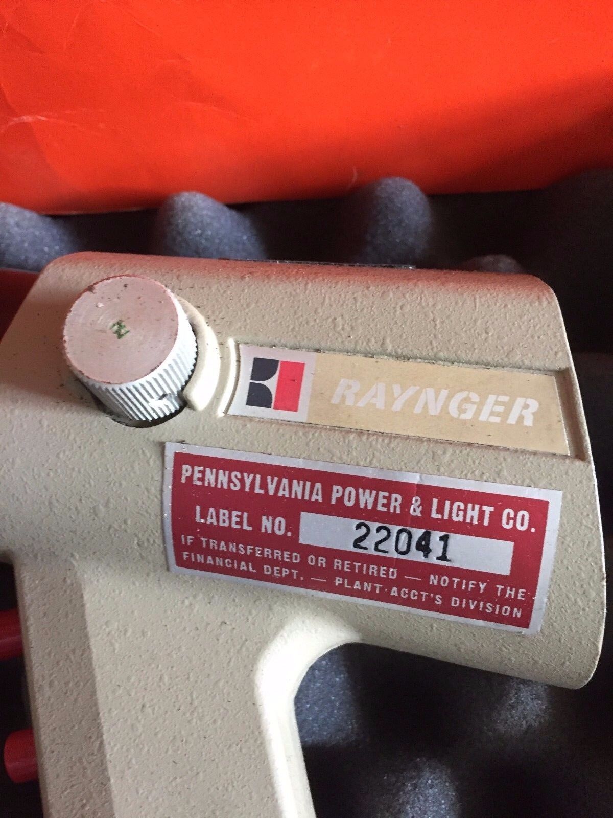Raytek Raynger 22041,R380af Infrared Thermometer P.P. & L.00141 Label 22041,Ad