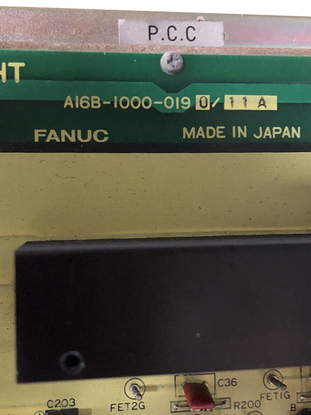 Fanuc A16b-1000-0190 /11A Edm Elox Memory Board, A16b-1000-0190 ,Di