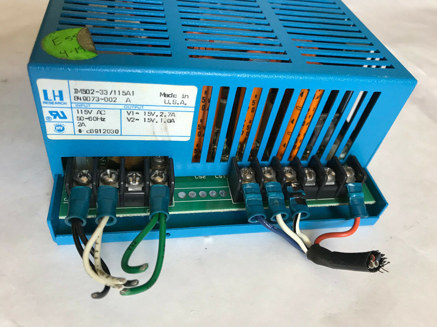 Lh Research Power Supply Im502-33/115A1 ,849073-002 A,Aa