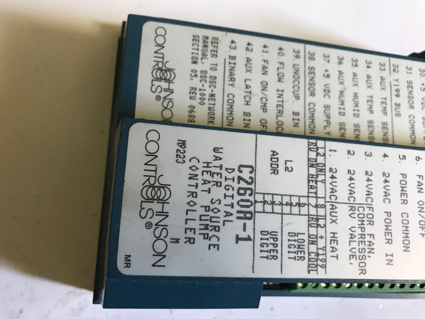 New Johnson Controls C260a-1 Digital Heat Pump Controller Signal System 19G9