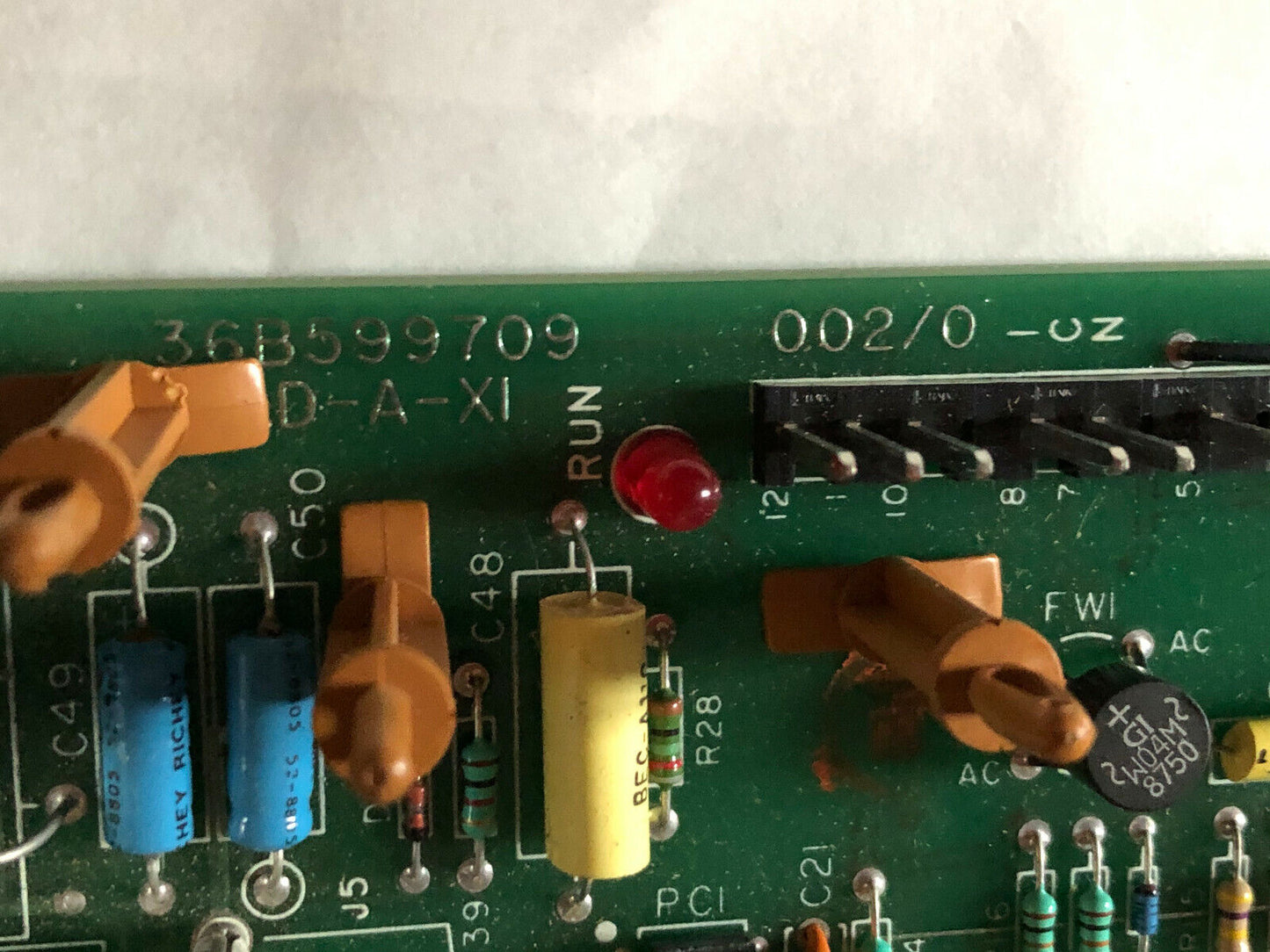 Ge 193X461aeg01 Regulator Circuit Board 36B599709 002/0 36B599708ad-A-Xi,Da