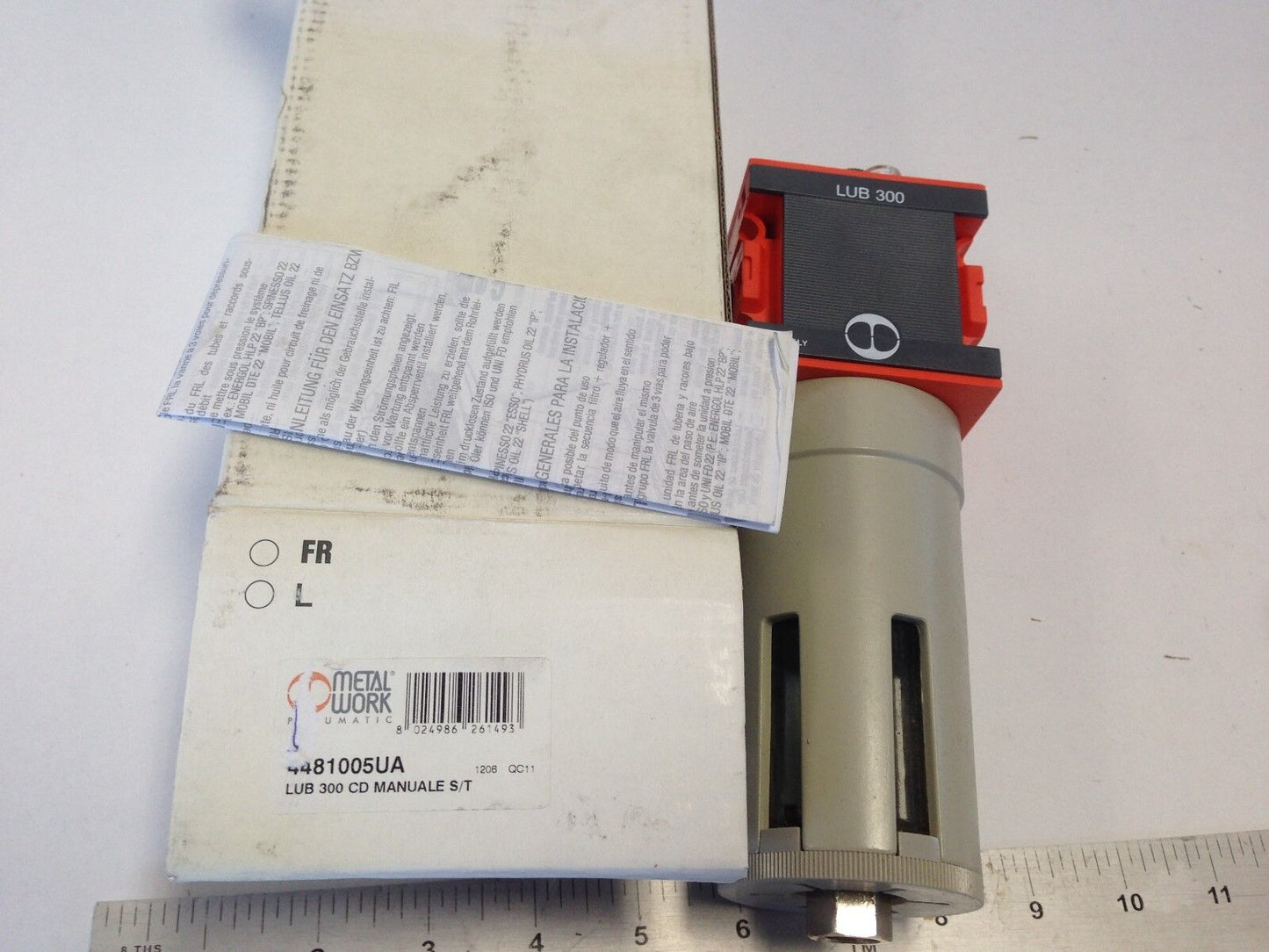 Metal Work 3481005Ua Pneumatic Lubricator Lub 200 & 1/2" Npt 9330801U Kit,Dg