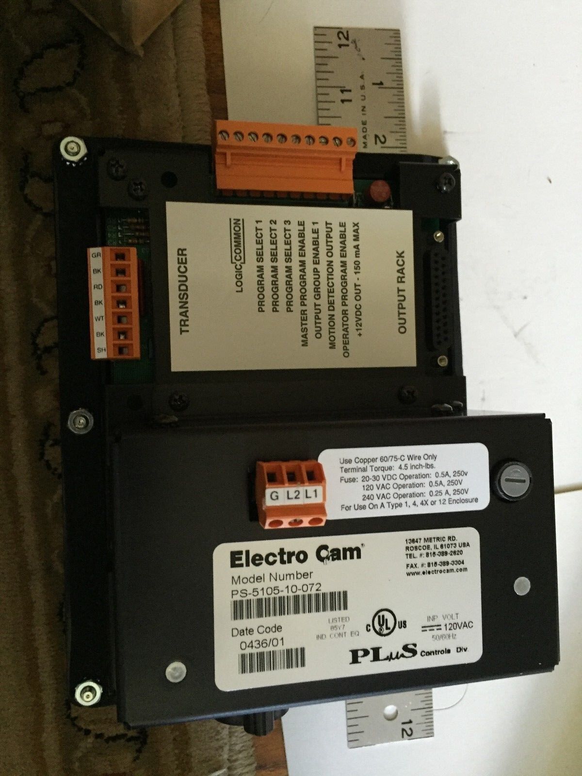 New Electro Cam Ps-5105-10-072 Programmable Limit Switch,Fl