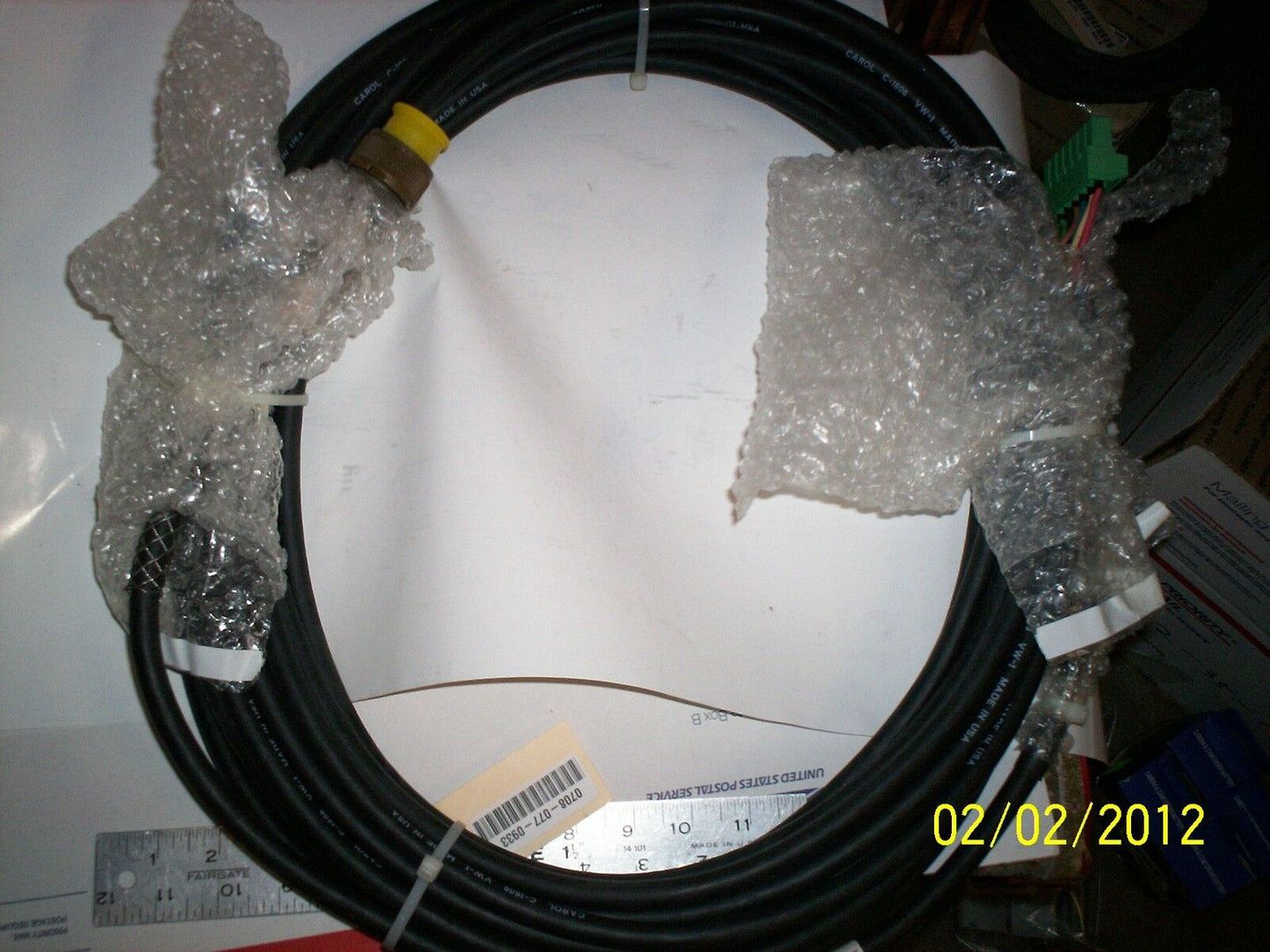 Cooper Carol 538347 55,0046653 Servo Cable C-1606 Vw-1 Amphenol 97-3055-18-10,Ev