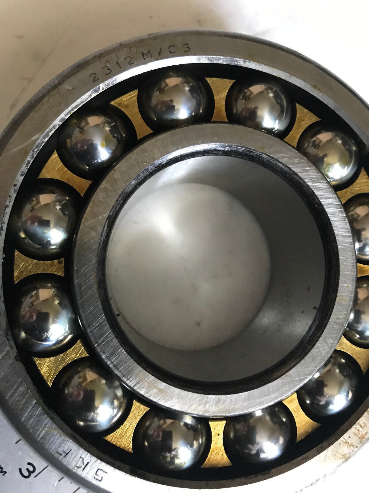 Skf 2312M/C3,Skf 2312 M-C3 Self-Aligning Double Ball Bearing,2-3/8",2312M/C3,Sr