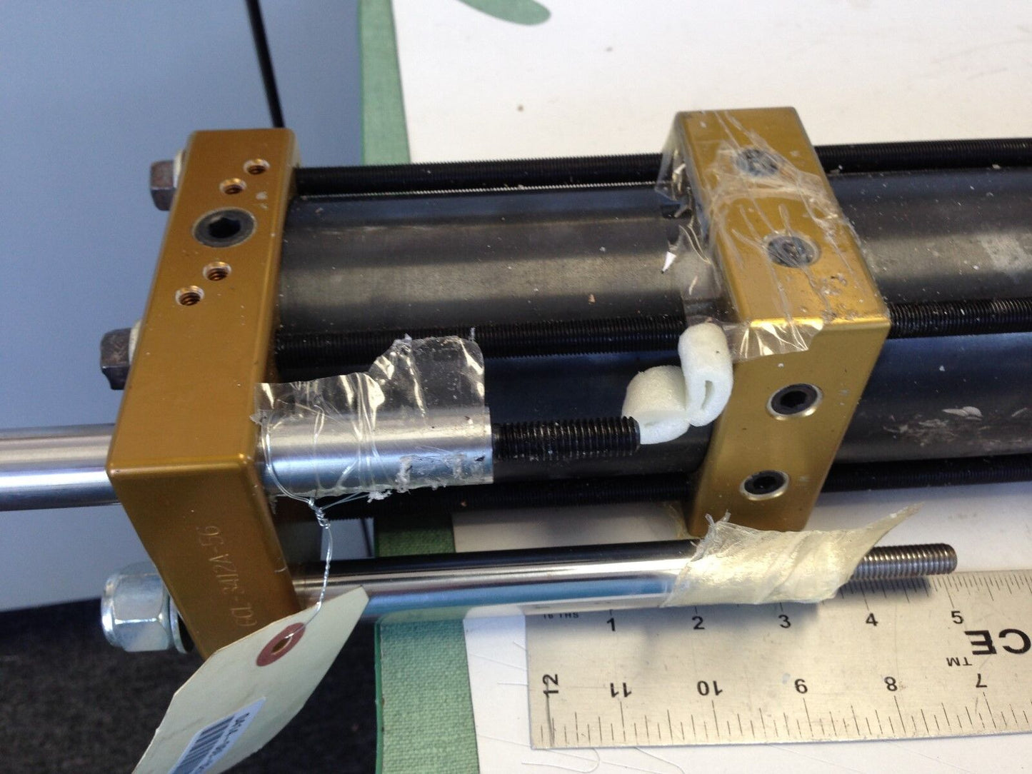 Randolph Tool Gcl80-2123-Xm-S-00 Pneumatic Cylinder, Weld Stroke: 3,Ab