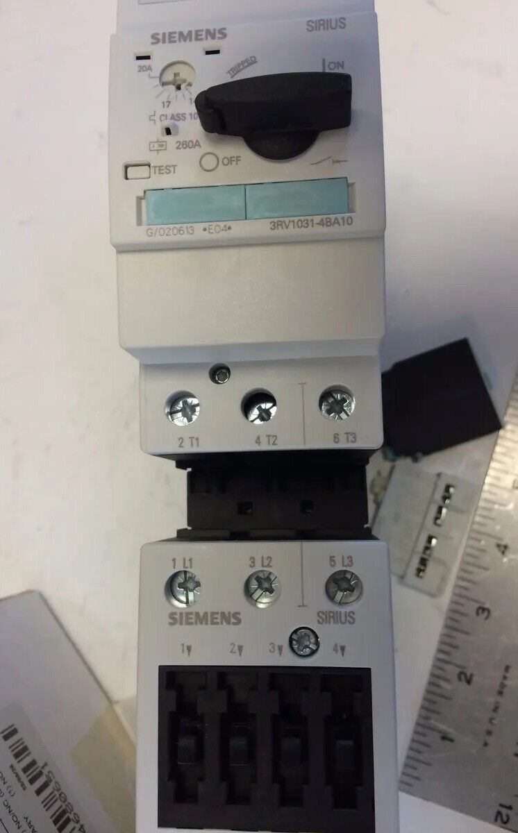 New Siemens 3Ra1135-4Bb33-1Ak6 Starter,Sirius,3Rt1033-1A.0,120 Vac,14 - 20A,Sg