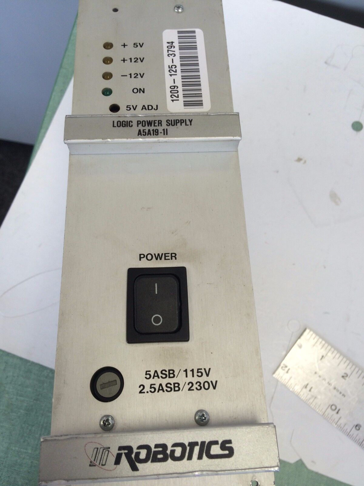 Robotics A5a19-1I, A5a19-11 Logic Power Supply,Ct