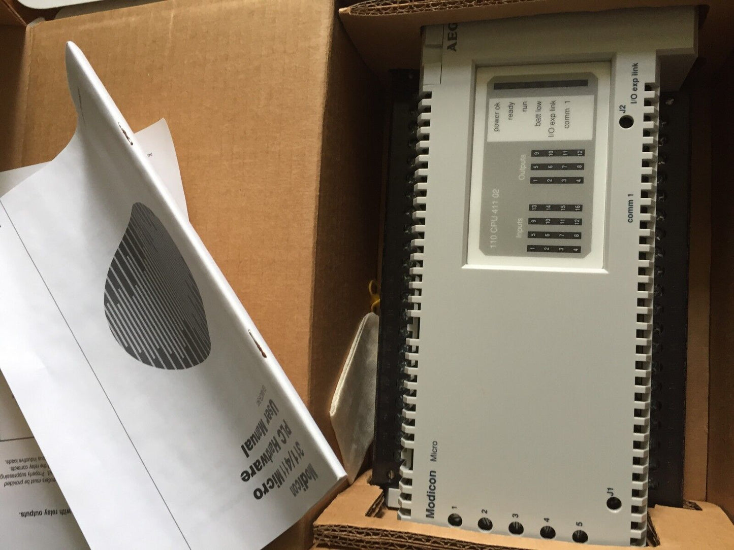 New Modicon 110Cpu41102 Aeg,Cpu Power Supply Ac I/O 230V Micro 110Cpu41102,Td