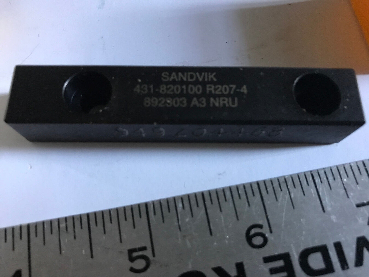 Lot 2 Sandvik 431-820100 R207-4 Insert Tool Bit Clamp Lathe,892303 A3 Nru,Em