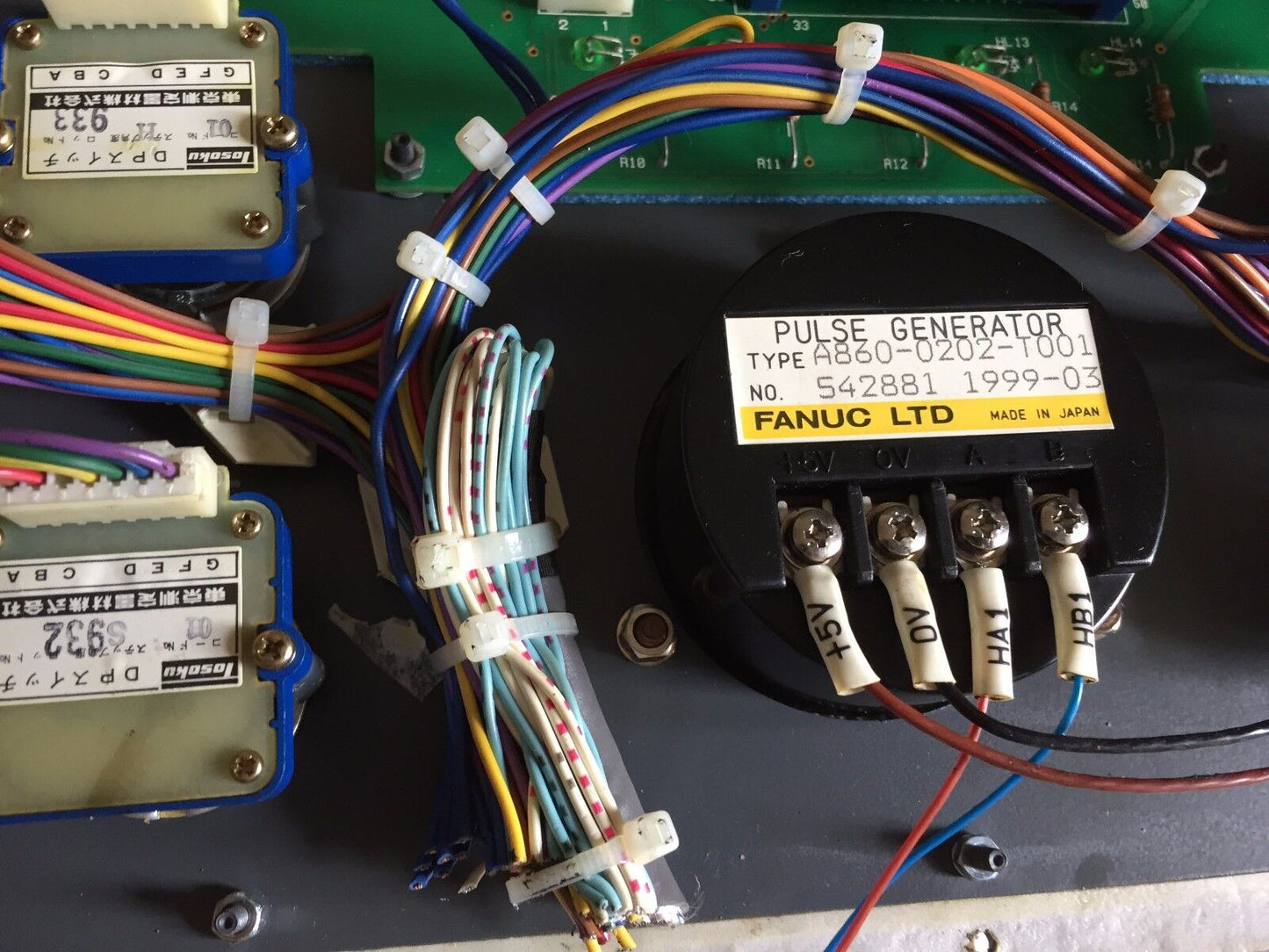 Fanuc A860-0202-T001,981215D,9812150 Pulse Generaotr/Control Panel Display,Bw