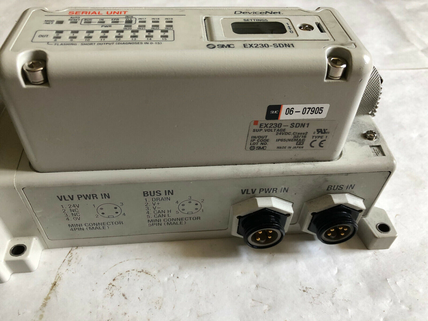 New Smc Us2984-10,Ex230-Sdn1,Ex230-Cb2,Vqc2201n-5,Vvq2000 Interface Valve,Ba,Ch
