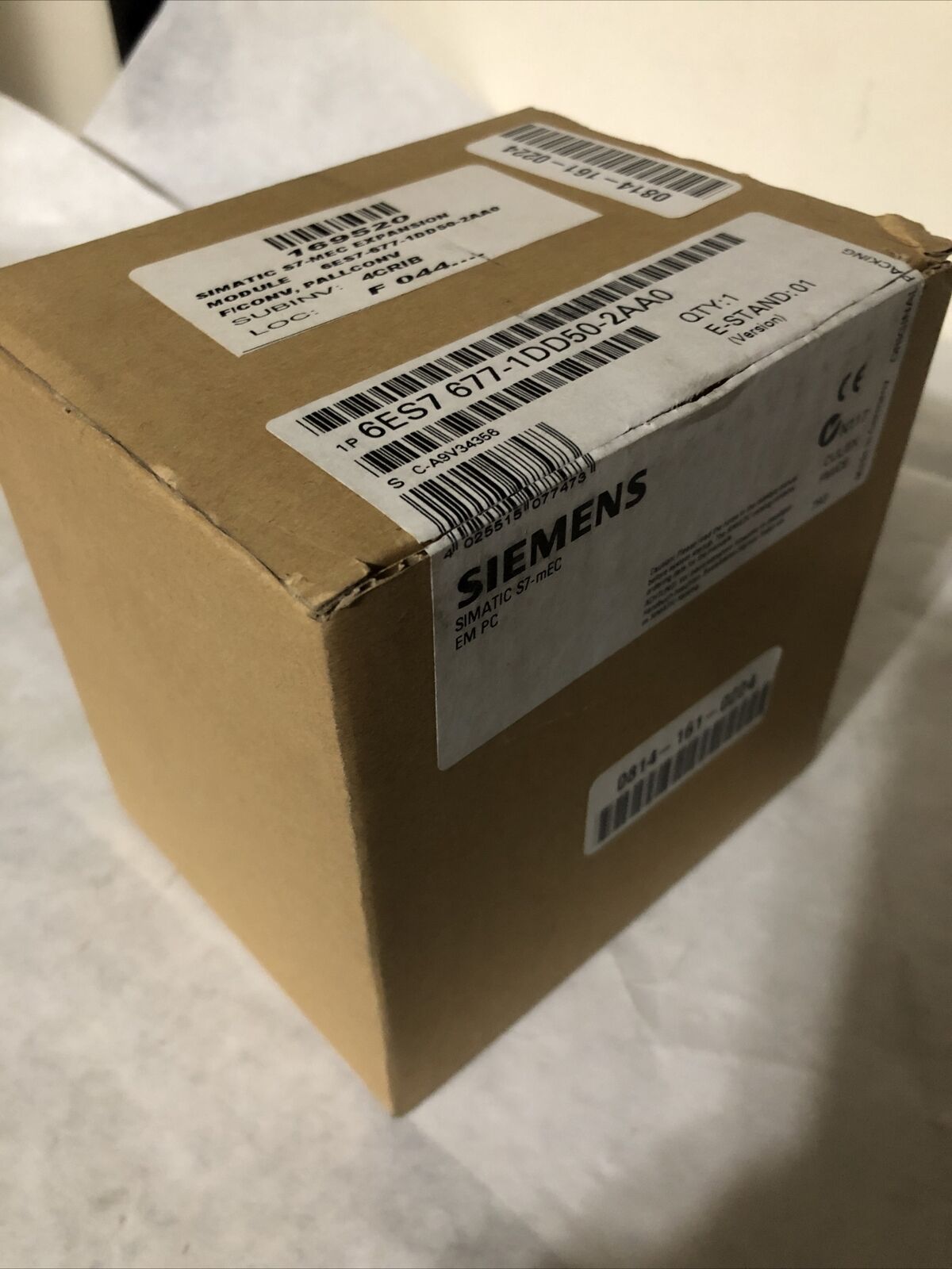 New Siemens 6Es7 677-1Dd50-2Aa0 Simatic S7 Mec Expansion Module,Fj