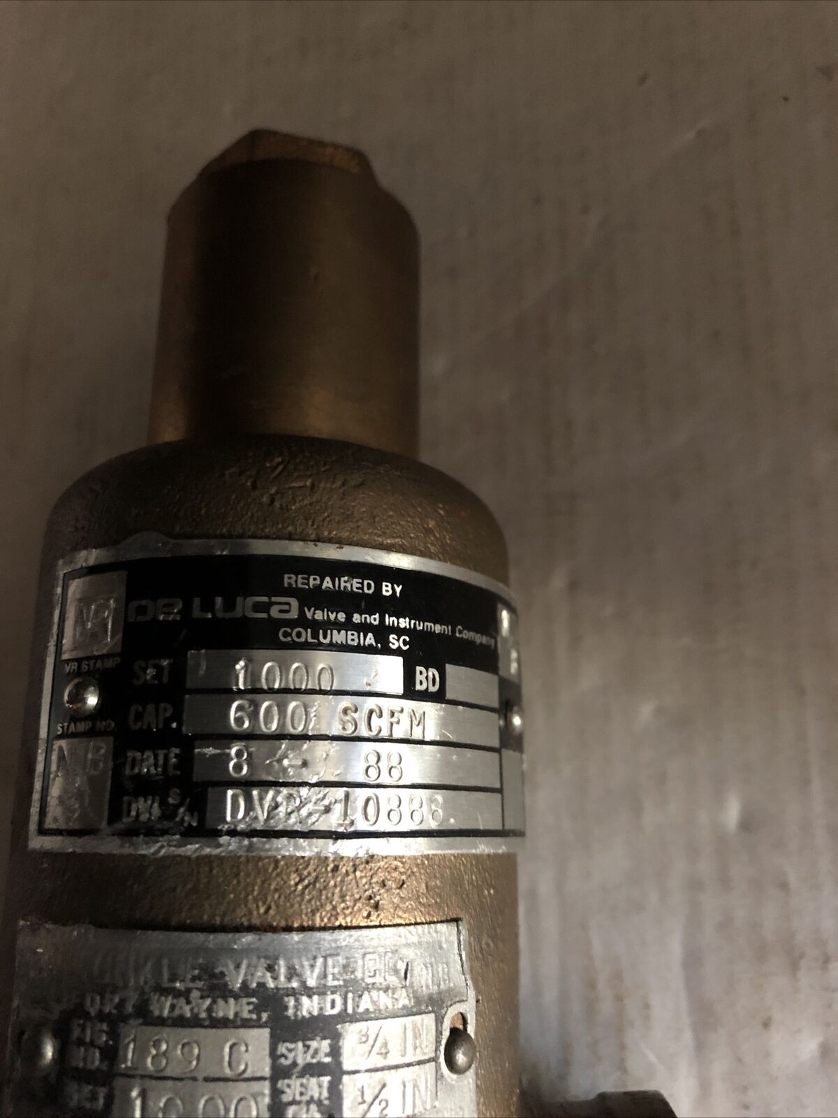 New Kunkle Valve 189-C 3/4"Npt Pressure Safety Relief Valve Nb9,Ao