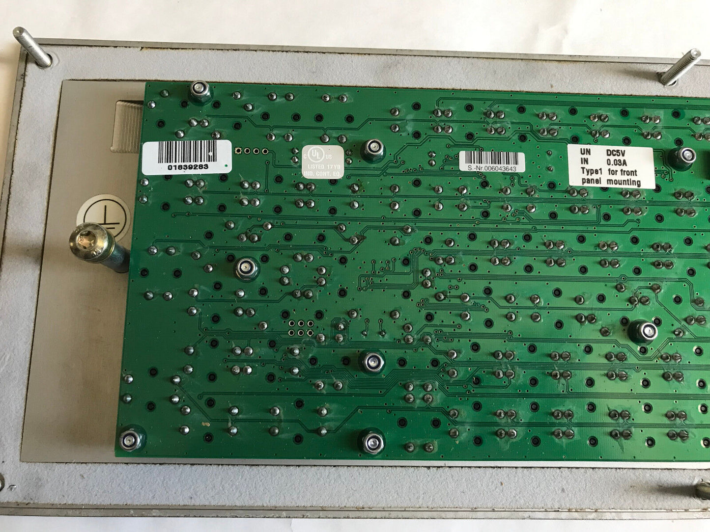 Bosch Rexroth Vak41.2F-En-U-Nnnn Indracontrol V Touch Keyboard 90088689 Bot,Sc