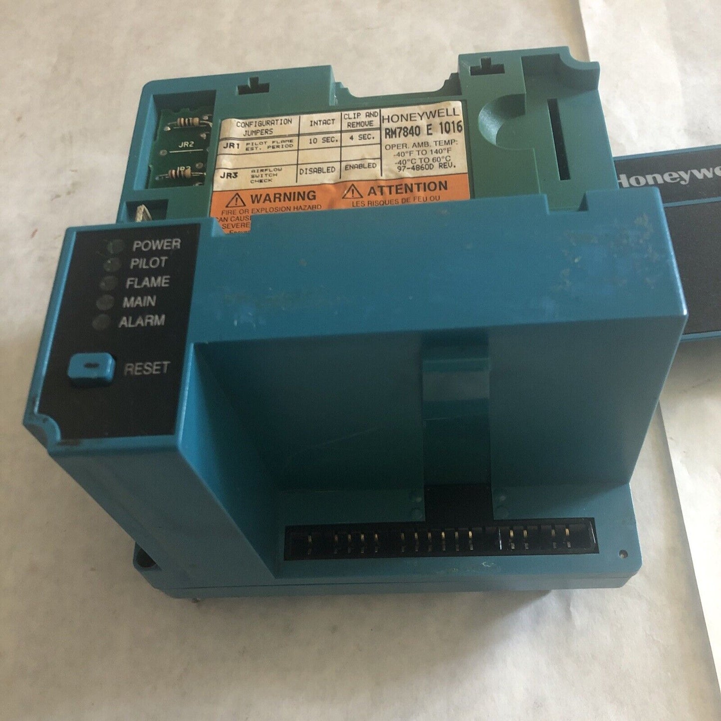 Honeywell Rm7840e1016,Rm7840 E 1016 Burner Control,Bw