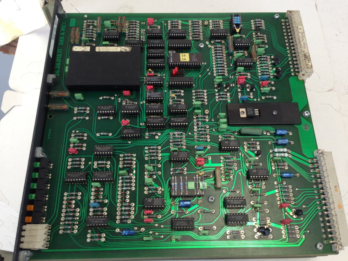 Sieb & Meyer 26.36.015.11,Sieb Meyer M5 Axis Amplifier 26.36.16,1865Sd64ra,Fl