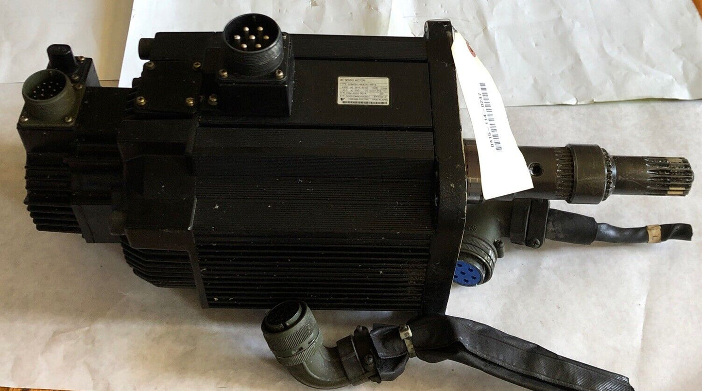 Yaskawa Sgmgh-44A2a-Yr14,Utsae-B17bb Ac Servo Motor,200V,4400W,1500,Ex