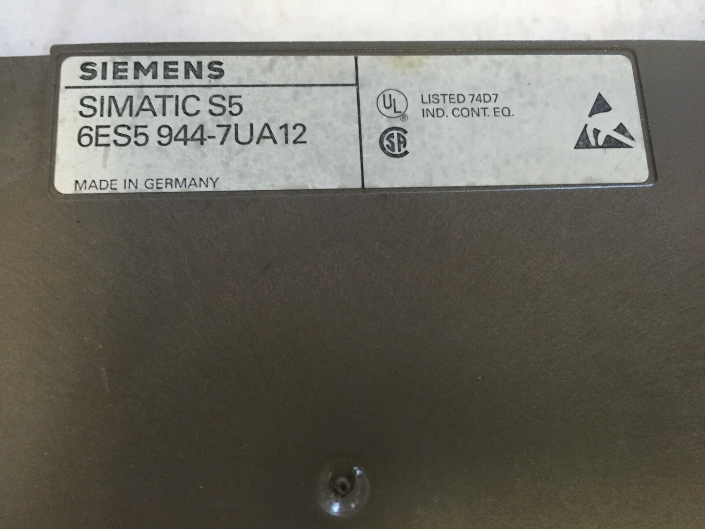 Siemens 6Es5 944-7Ua12,Simatic S5,115U Cpu 944 ,Cx