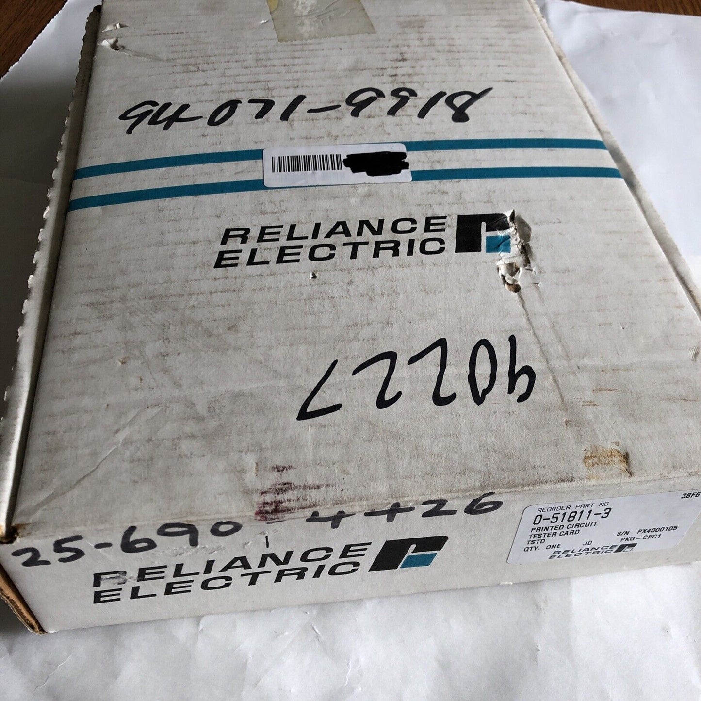 Reliance Electric 0-51811-3,O-51811-3 Pc Board Tester Card Tstd,0-51811-3,Sg