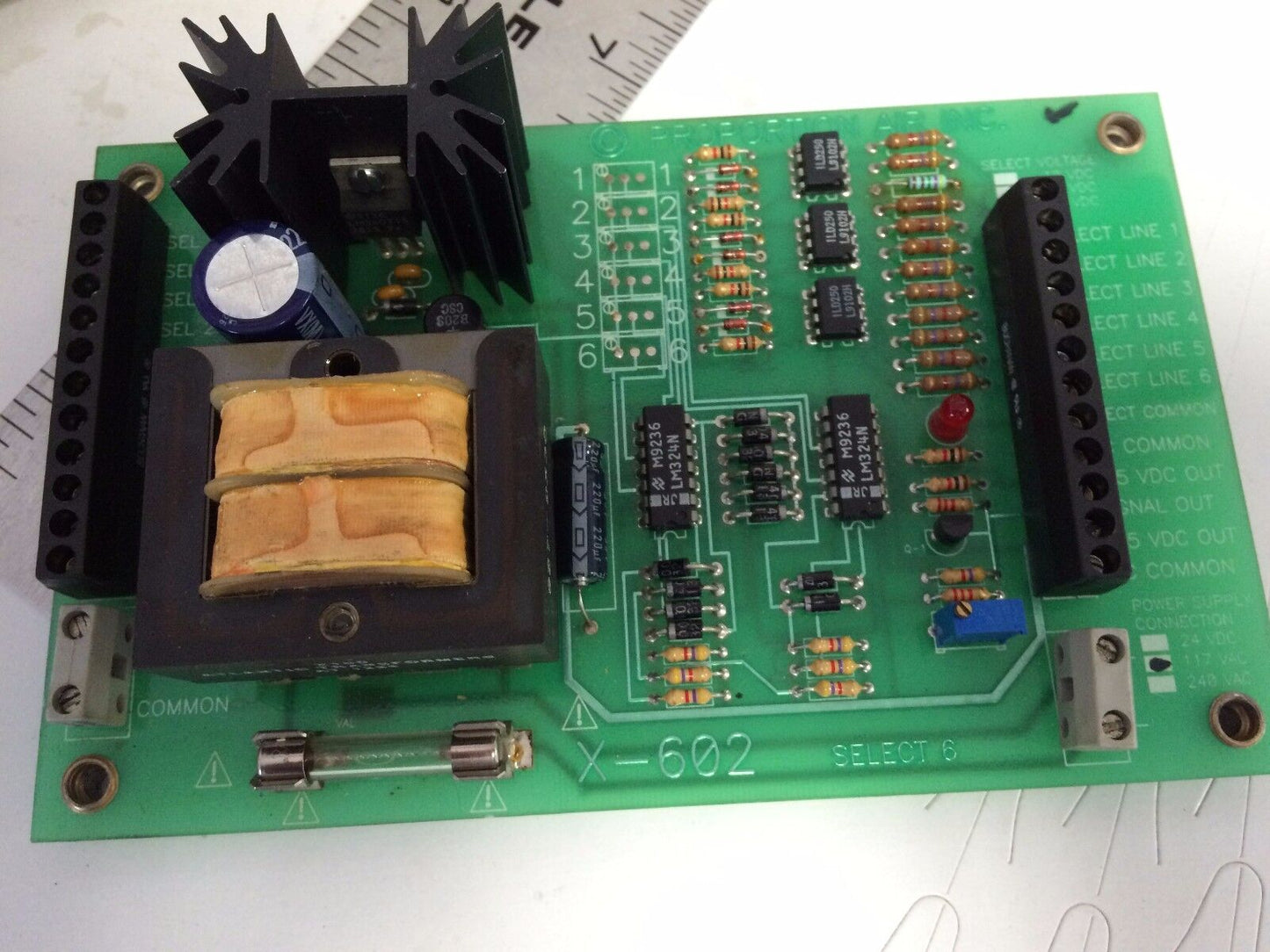 New Proportion Air Inc Spcby,X-602 Selectable Pressure Control 110Vac 24Vdc,Se