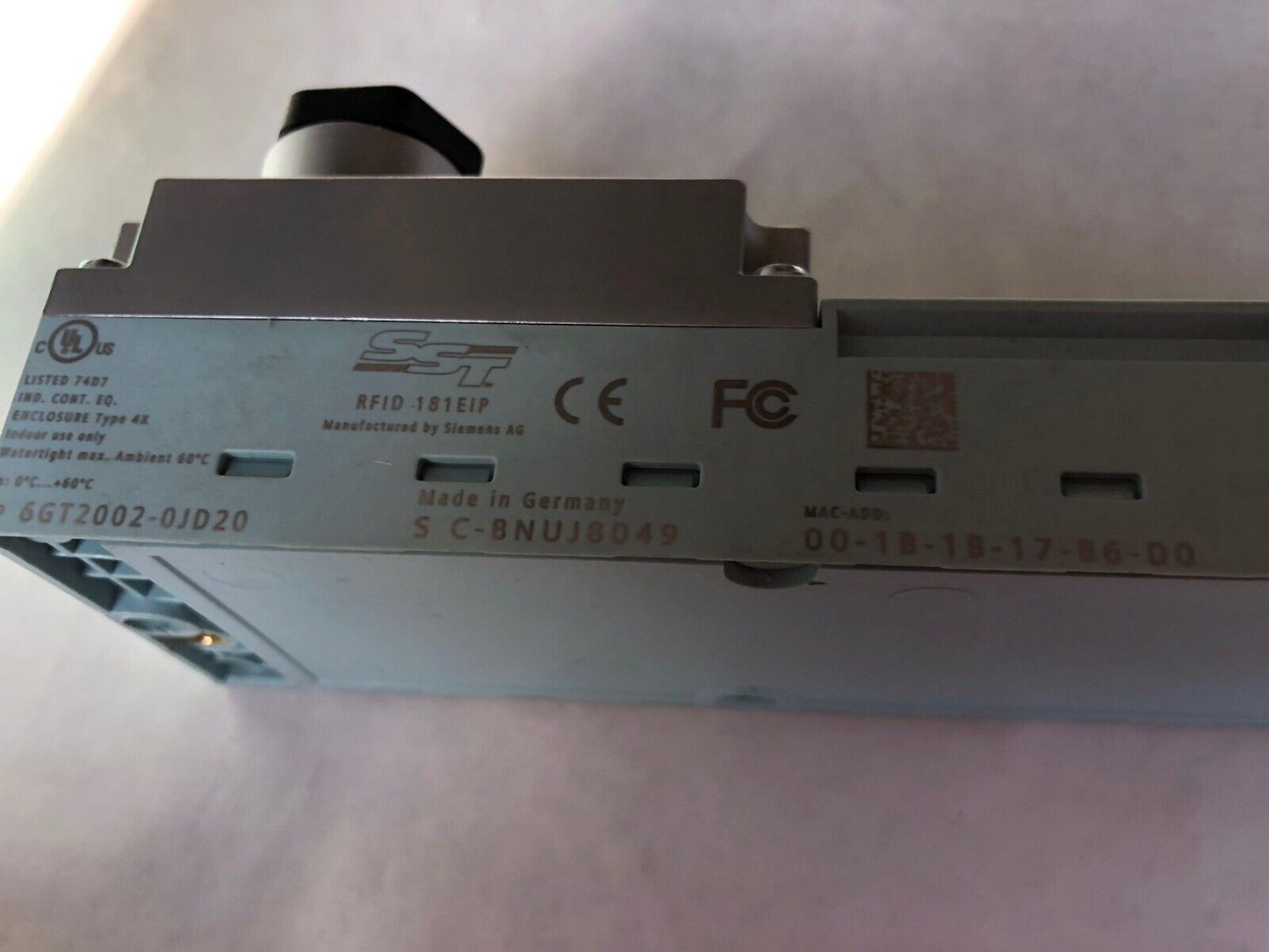 Sst Rfid-181-Eip Etherne Sc-C7tw6574 S C-Bnuj8049,6Gt2002-4Jd00,6Gt2002-0Jd20,Cf
