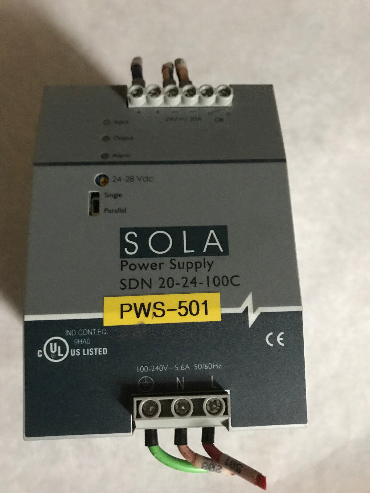 Sola Sdn 20-24-100C,Sola Emerson Sdn 20-24-100C Power Supply,Ej
