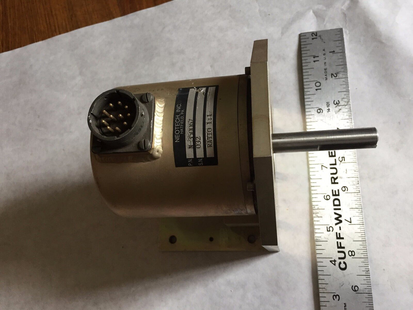 Neotech N-350067 Resolver, Ratio: 1:1 Encoder,Br