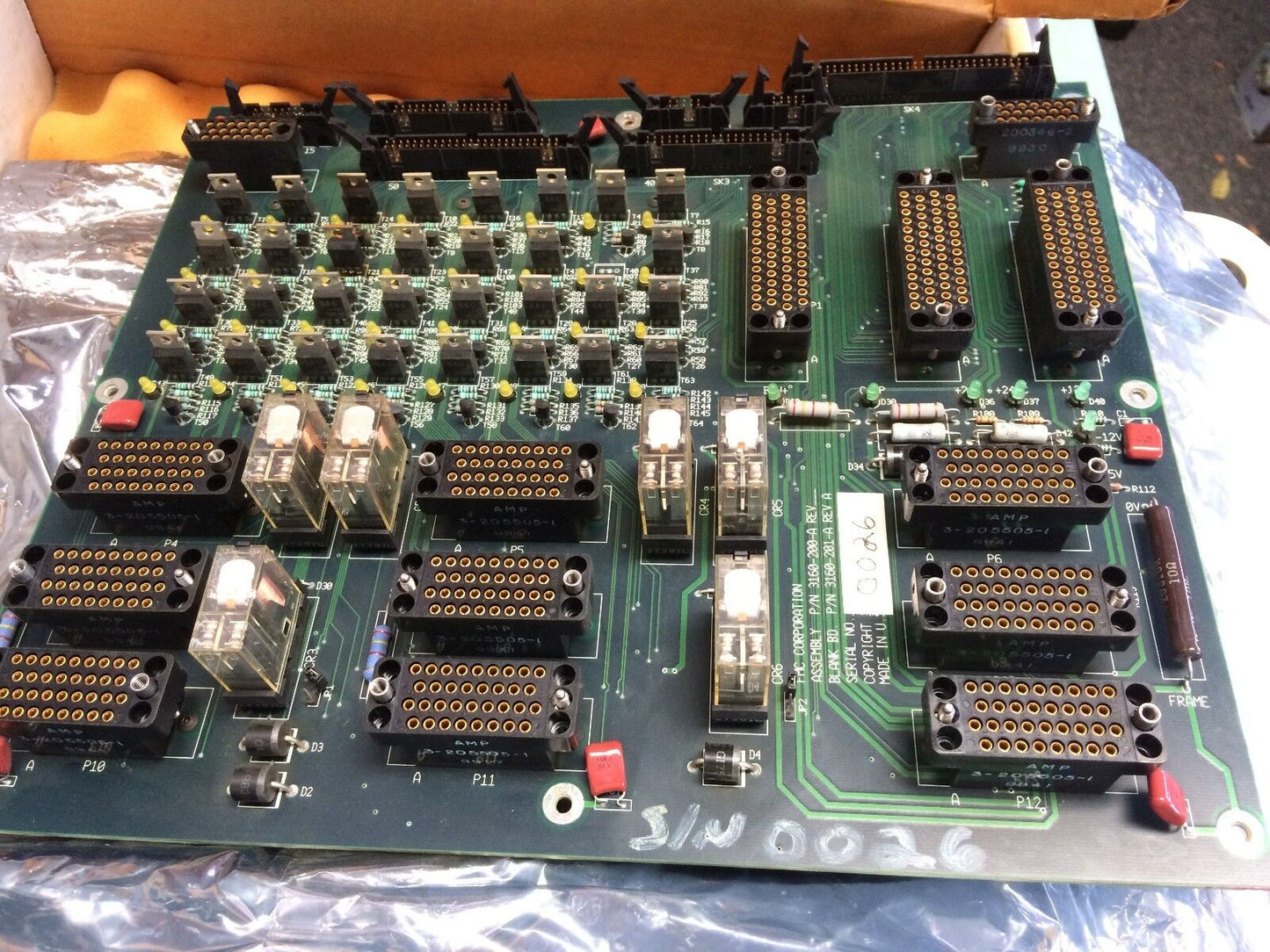 Fmc 3160-200-A Robotic Distribution 3160-201-A Pcb Board Rci-M 94V0,Bo,Fl