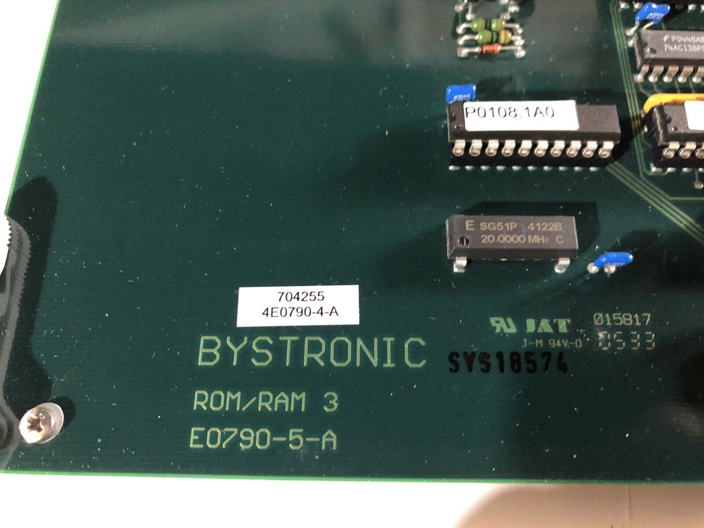 New Bystronic E0790-5-A,4E0790-4-A,Rom/Ram 3 Control Board,7103H 704255,Cf