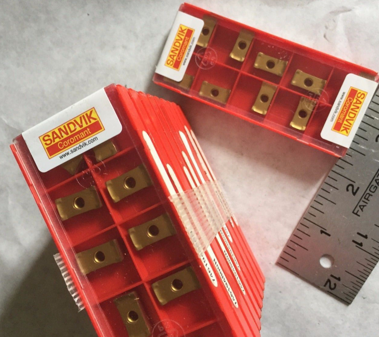 Lot 100 Sandvik 009242N48 8.05 ,Sandvik 2040 Carbide Inserts X066000x,Ej