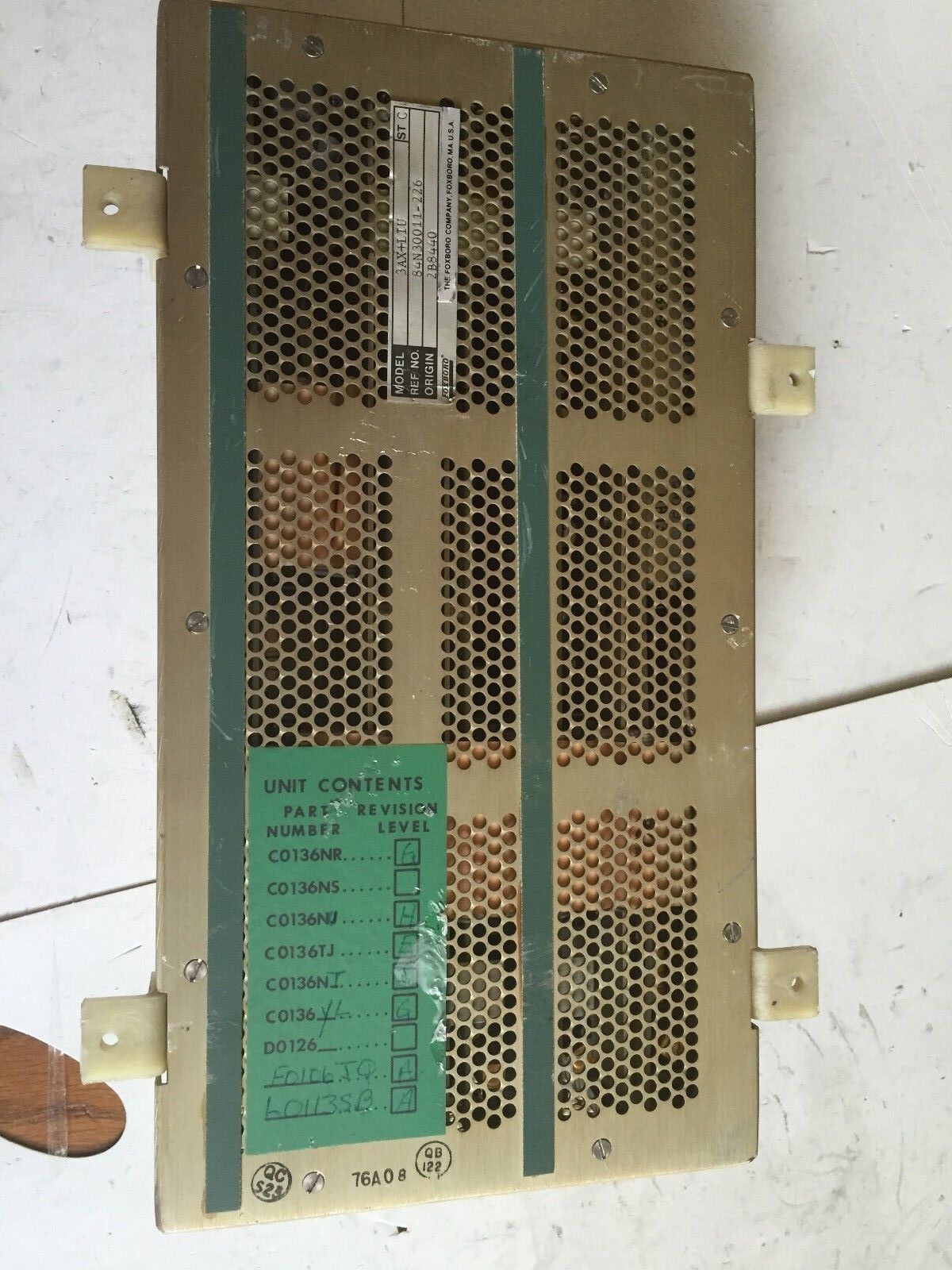 Foxboro 3Ax+Liu Module Controller,T769-12,D0138uf C,2B8440,84N30011-226,Ec