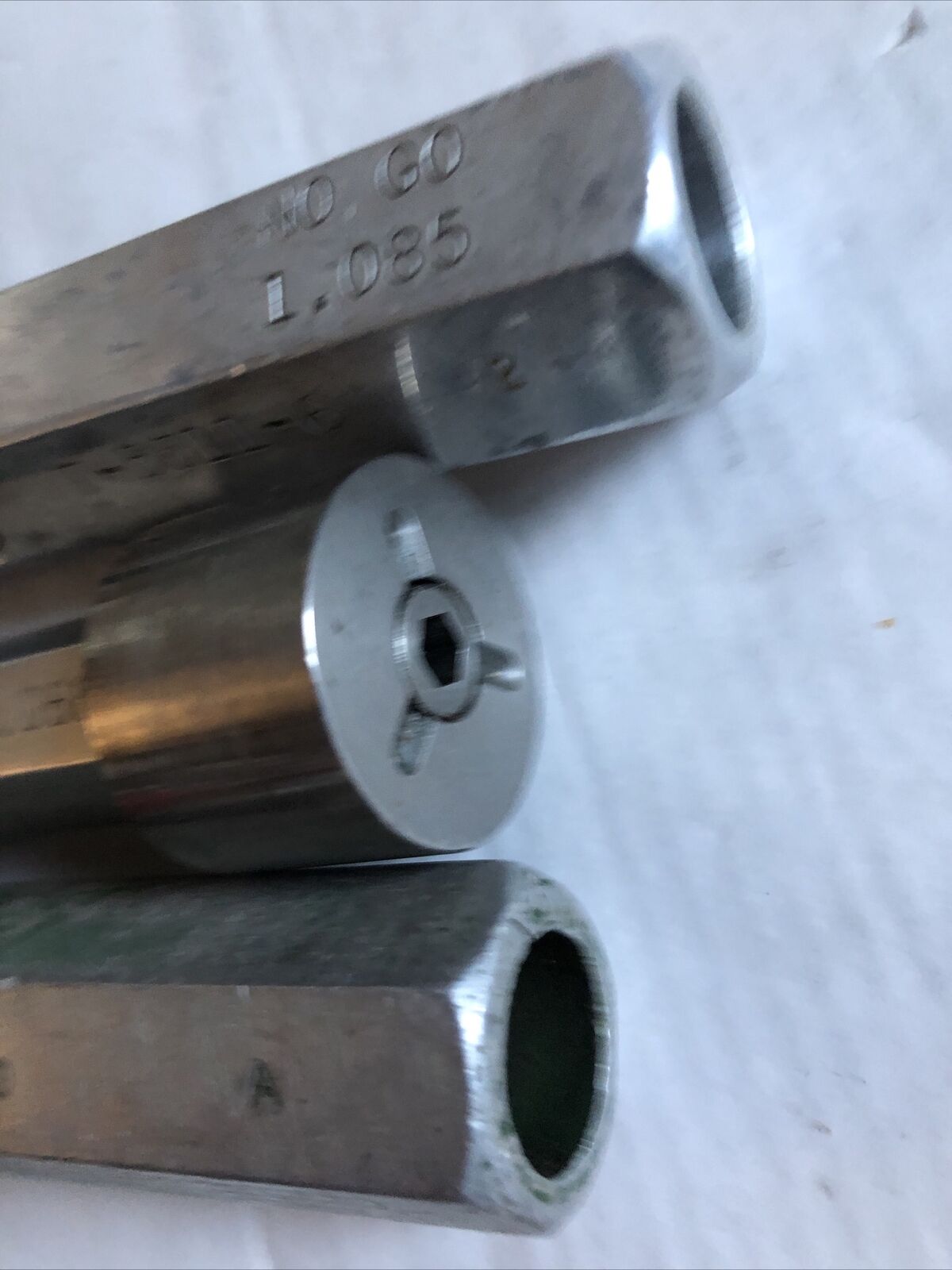 Lot The Pipe Machinery Go No Go Plug Gage 1.068,1.079,Ad