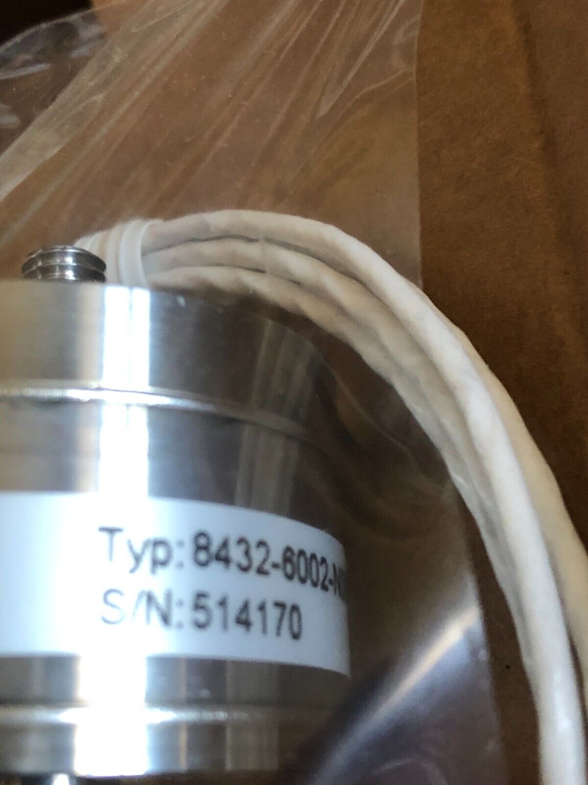 New Burster 8432-6002-N000s000,10943363 Force Sensor. 8432-6002,Ev