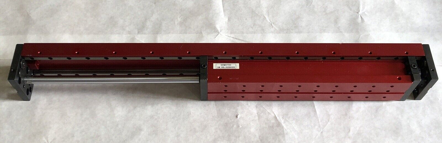 New Gemotec Lm 100-H200/225 Linear Bearing Axis Slide, 225Mm Travel,Bb
