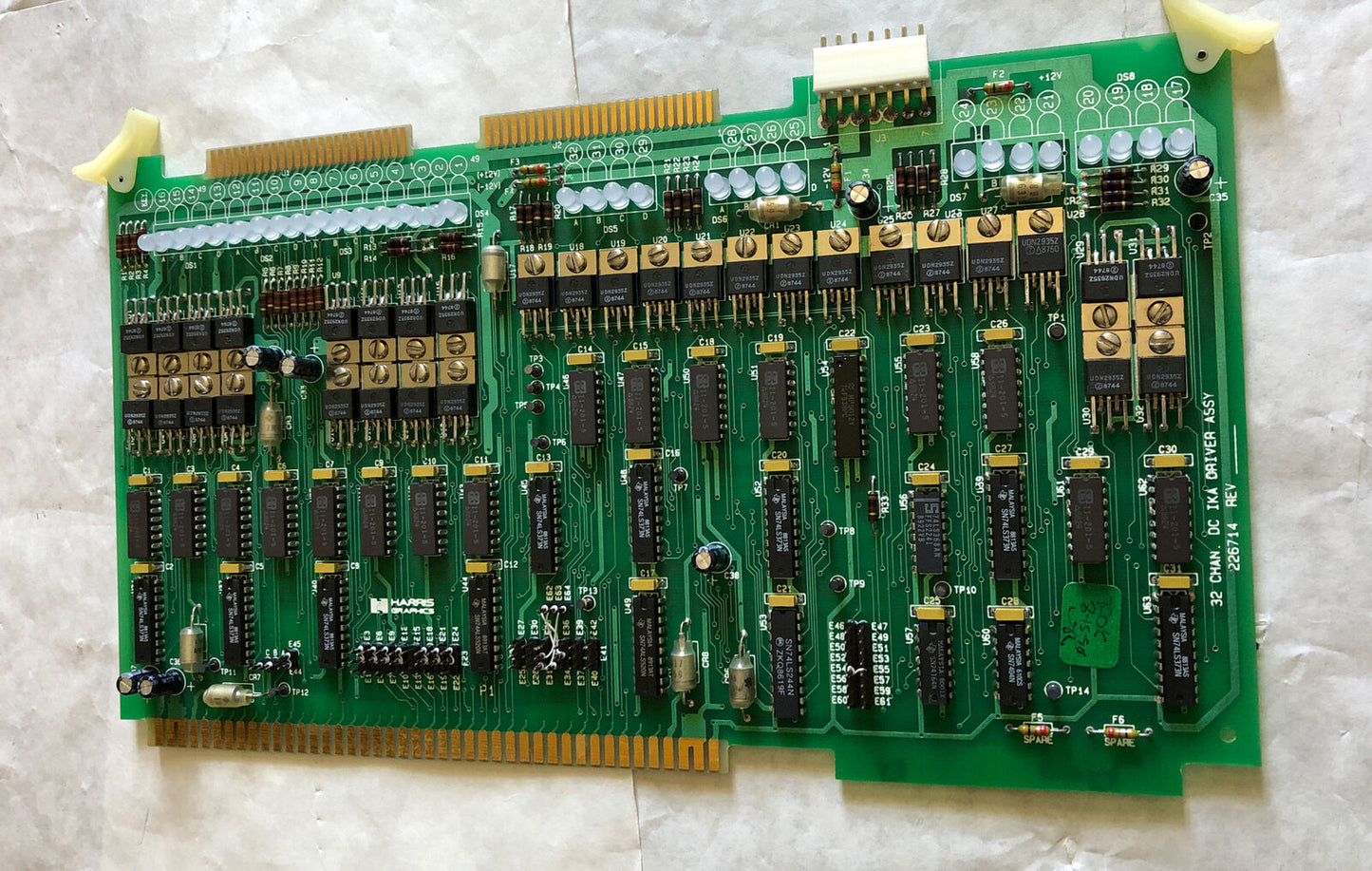 Fluke Harris 226714,Fluke Ika 226714,32 Chan. Dc Ika Driver Board Assembly,Se