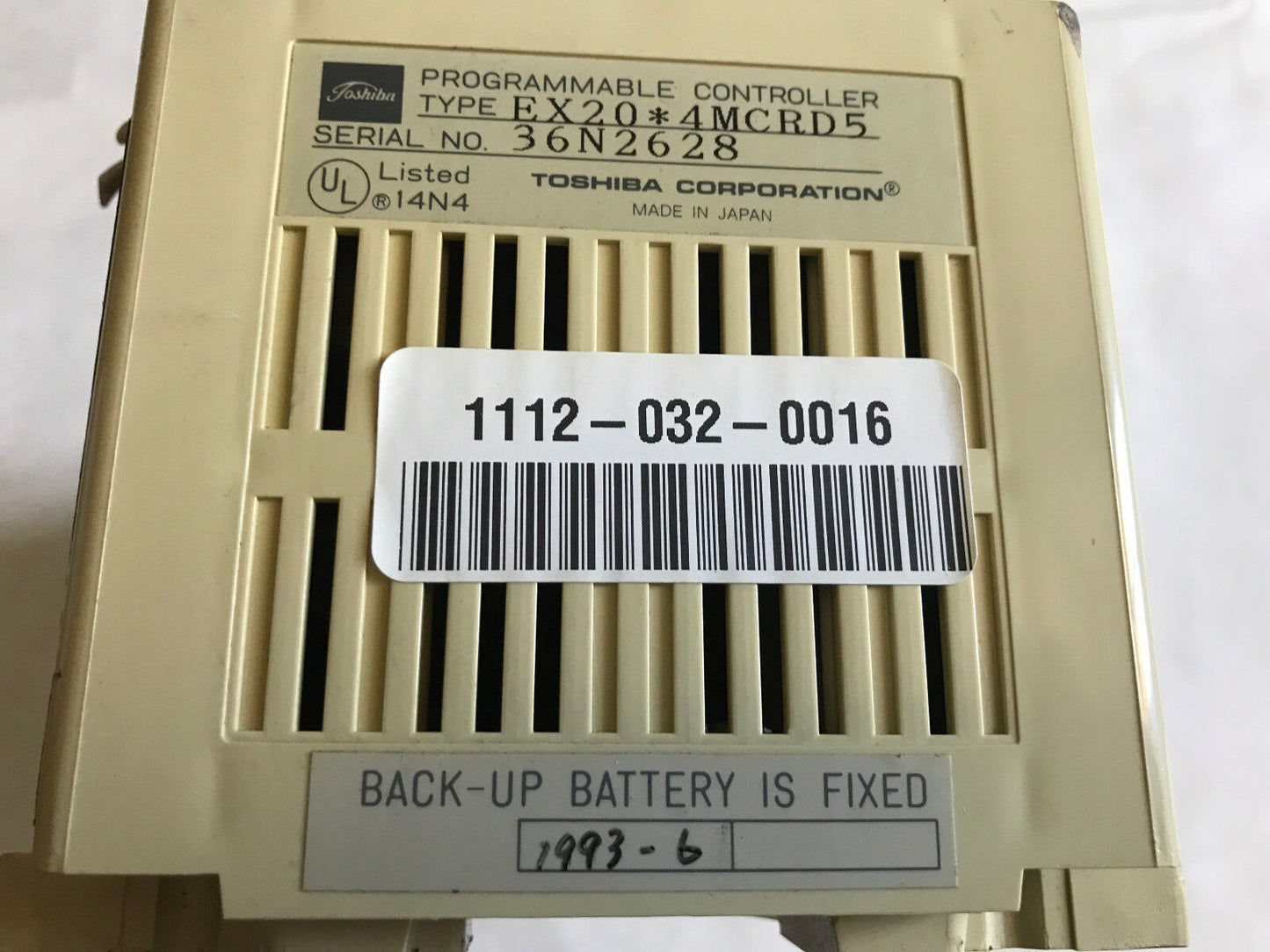 Toshiba Ex20*4Mcrd5 Em20 Plus Plc Programmable Controller I/O ,Ad
